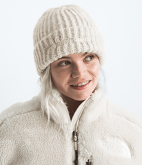 Fohair Cabin Beanie White Dune