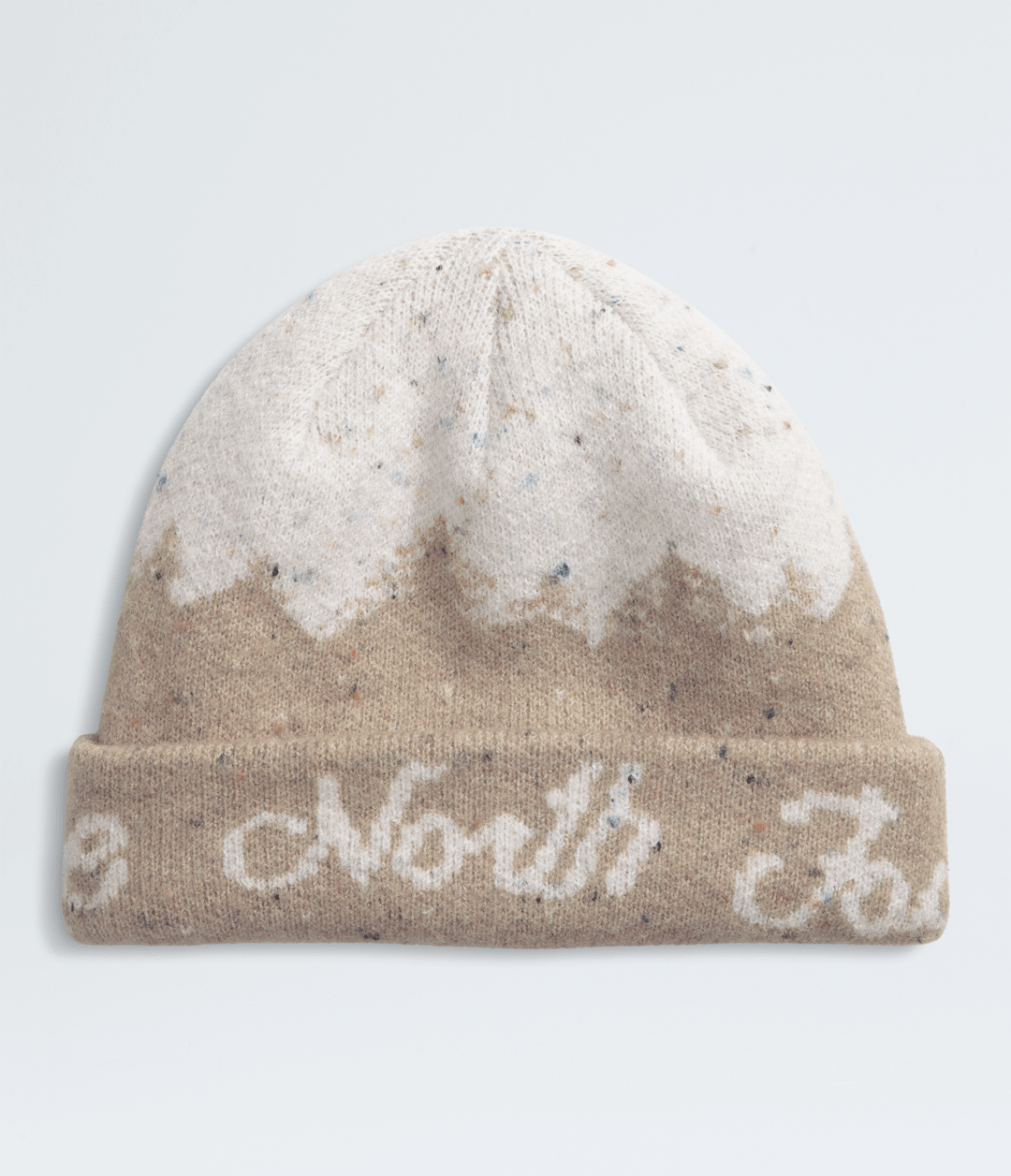 Cabin Mountainscape Beanie Mushroom Grey/White Dune