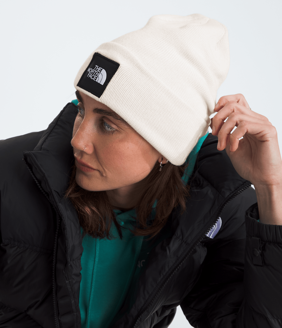 Big Box Beanie White Dune