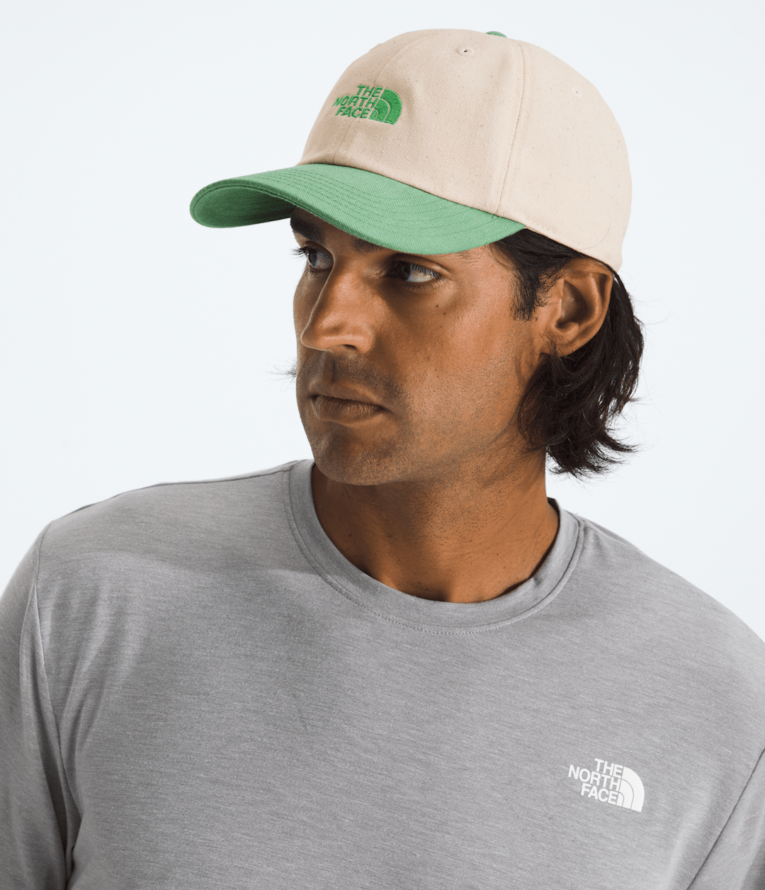 Roomy Norm Hat Dimmed Algae / White Dune Raw Undyed