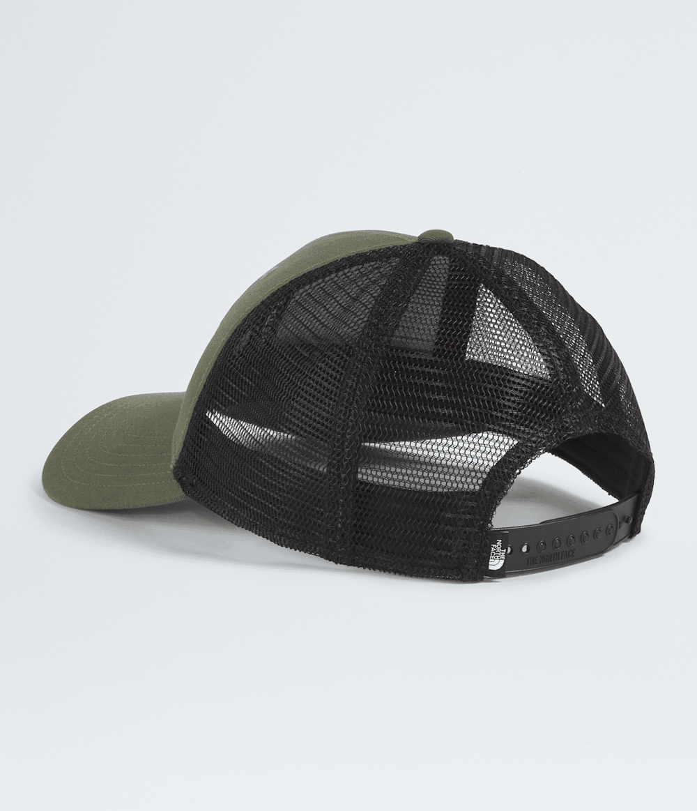 Embroidered Mudder Trucker Hat New Taupe Green/Bear Graphic
