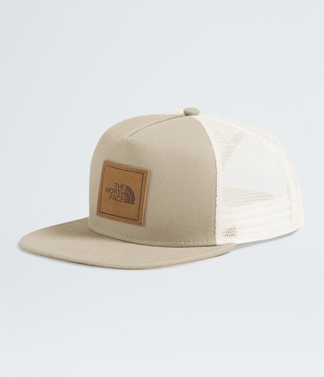 Half Dome Trucker Hat Dune Beige/Leather Patch