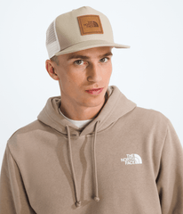 Half Dome Trucker Hat Dune Beige/Leather Patch