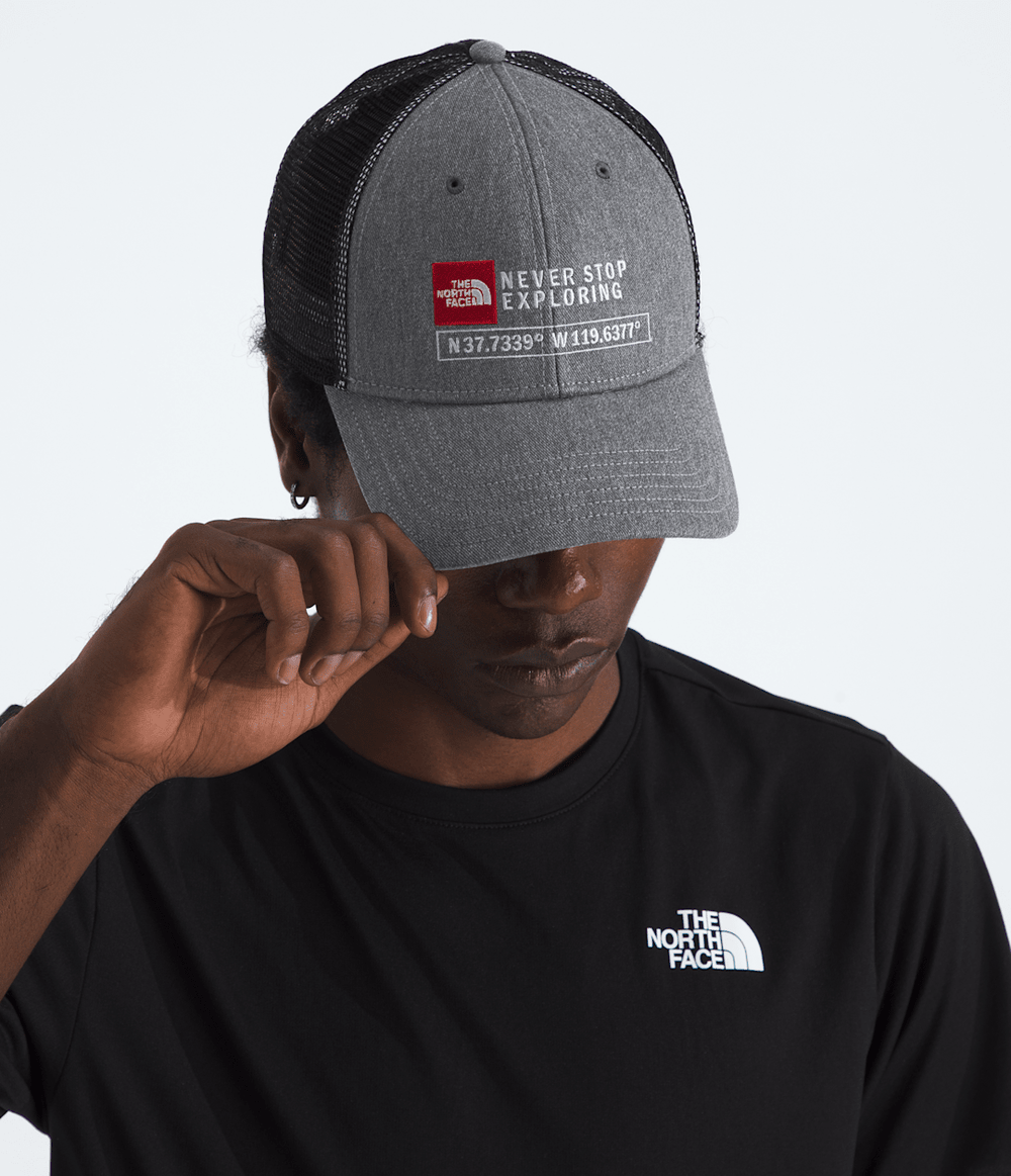 Graphic Mudder Trucker Hat TNF Mid Grey Heather/TNF Coordinates Graphic
