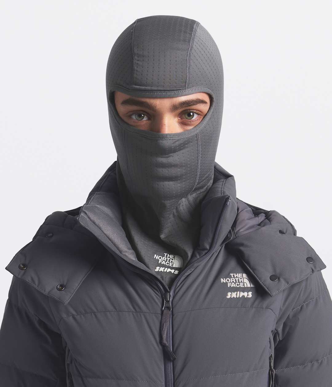 The North Face X SKIMS DOTKNIT Balaclava Sk Gunmetal