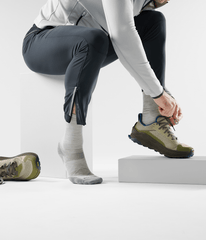 TNF X Smartwool Run Cold Weather Targeted Cushion Crew Socks ASH