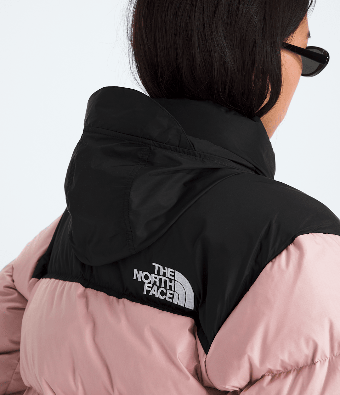 Women’s 1996 Retro Nuptse Jacket Metal Pink-Tnf Black