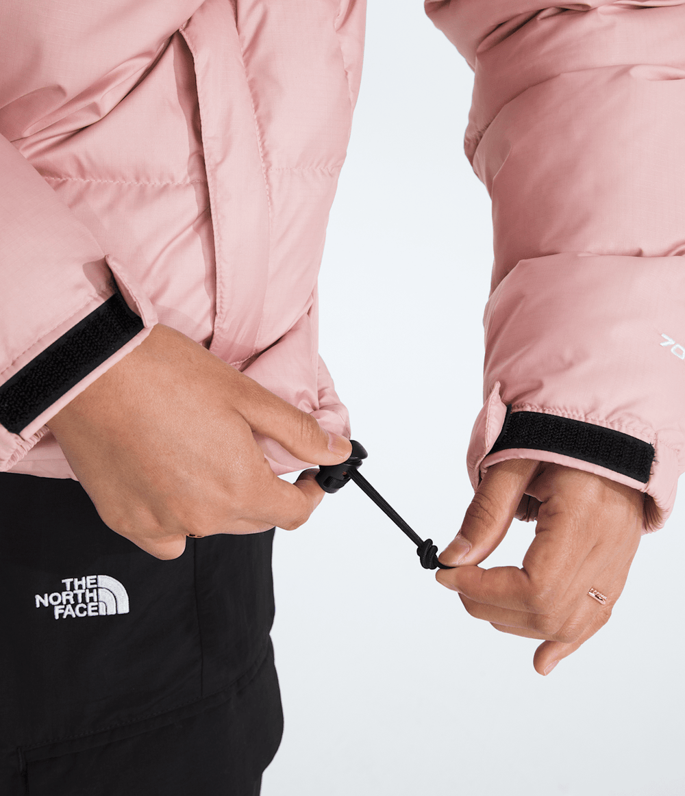 Women’s 1996 Retro Nuptse Jacket Metal Pink-Tnf Black