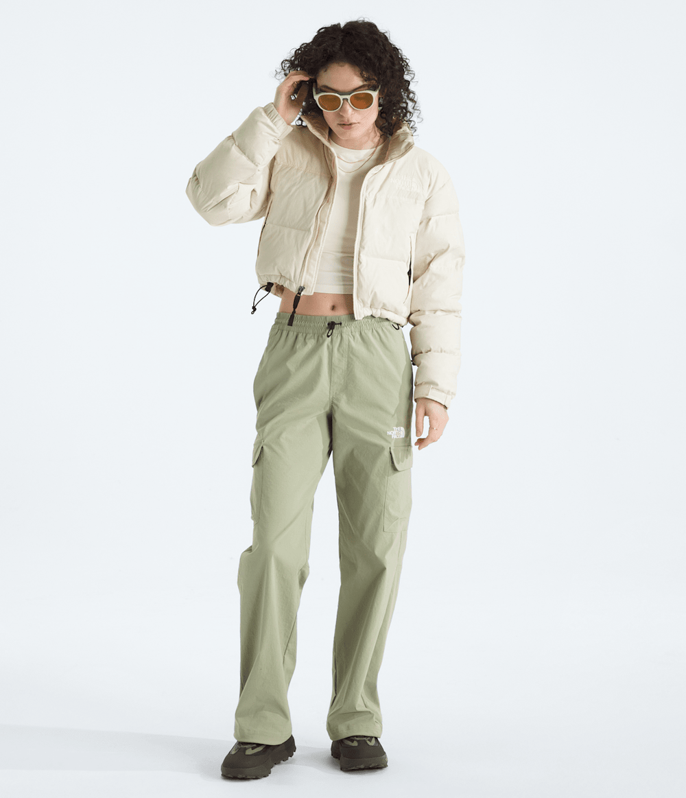 Women’s Nuptse Short DTM Jacket White Dune