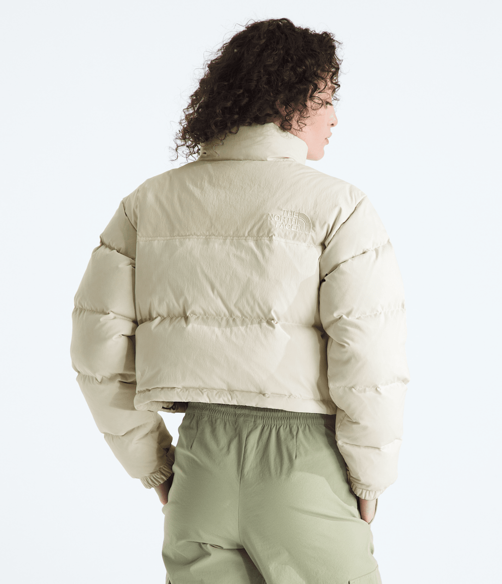 Women’s Nuptse Short DTM Jacket White Dune