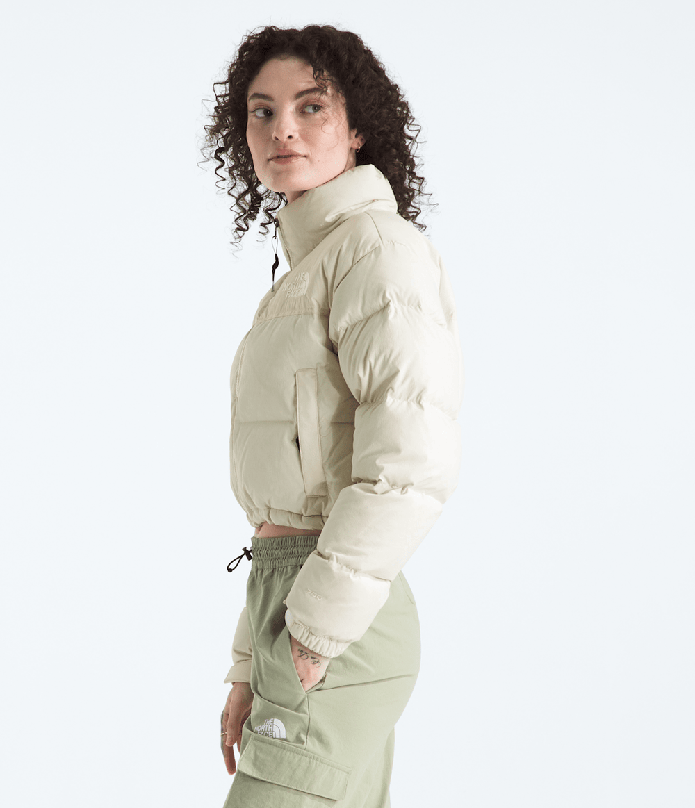 Women’s Nuptse Short DTM Jacket White Dune