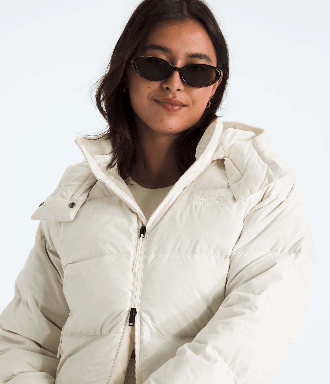 Women’s Hydrenalite™ City Down Hooded Jacket White Dune