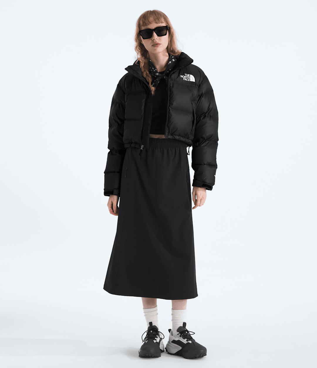 Women’s Nuptse Short Jacket TNF Black/TNF Black/Recycled down
