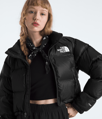 Women’s Nuptse Short Jacket TNF Black/TNF Black/Recycled down