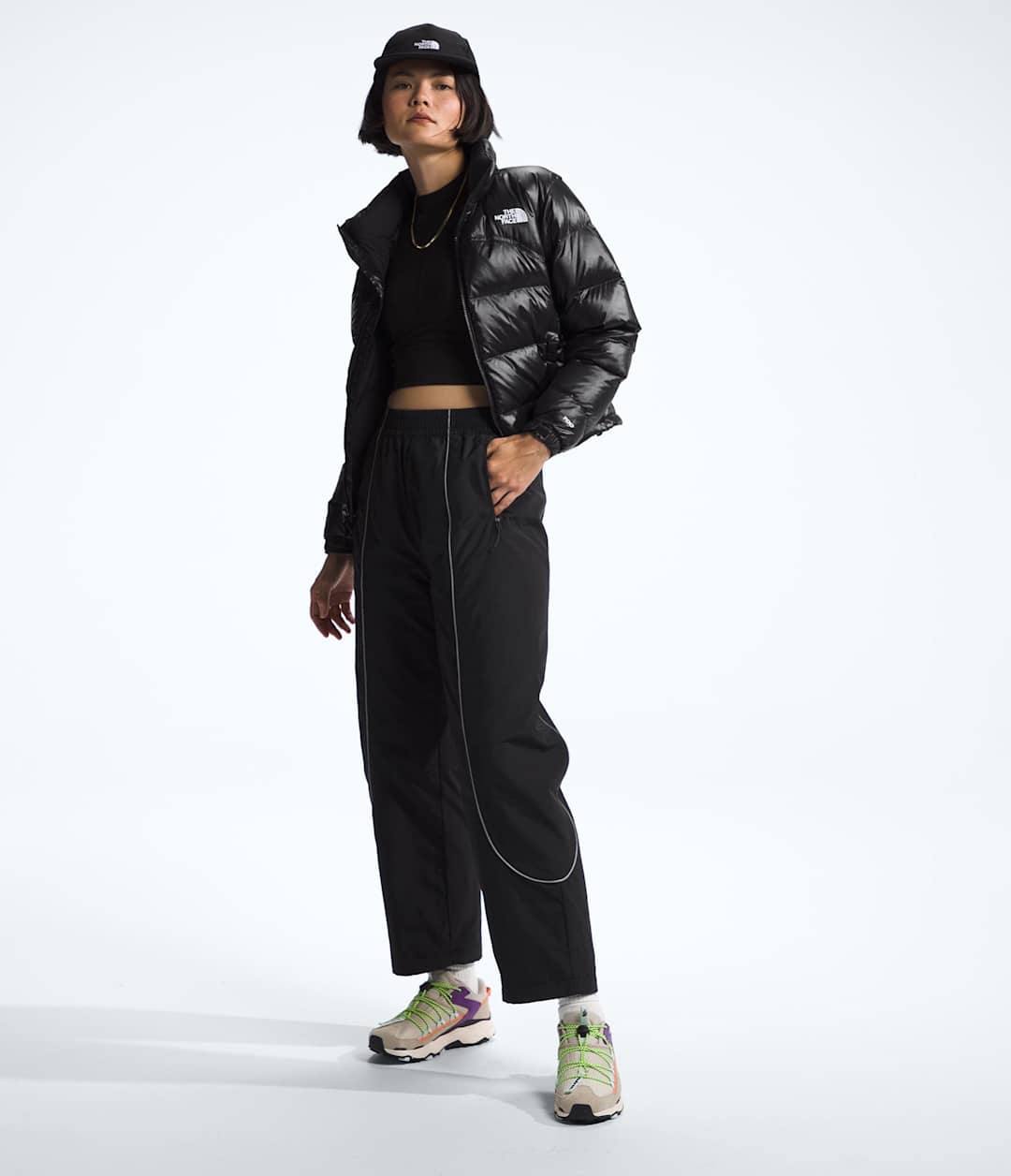 Women’s 2000 Retro Nuptse Jacket TNF Black/TNF Black/Recycled down
