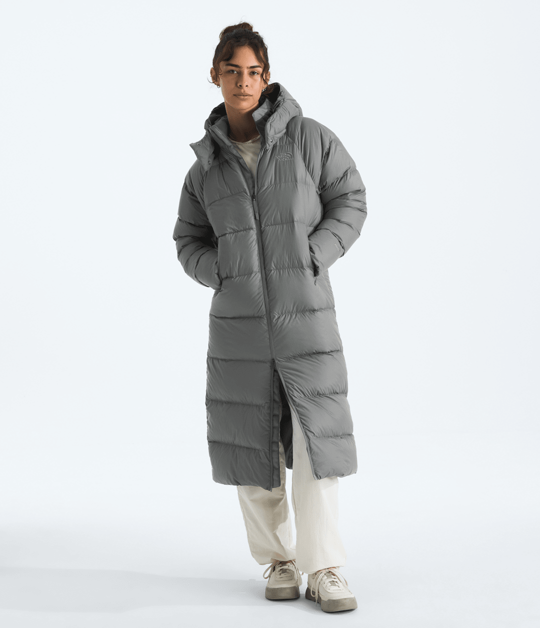 Women’s Hydrenalite™ City Long Down Hooded Parka Smoked Pearl