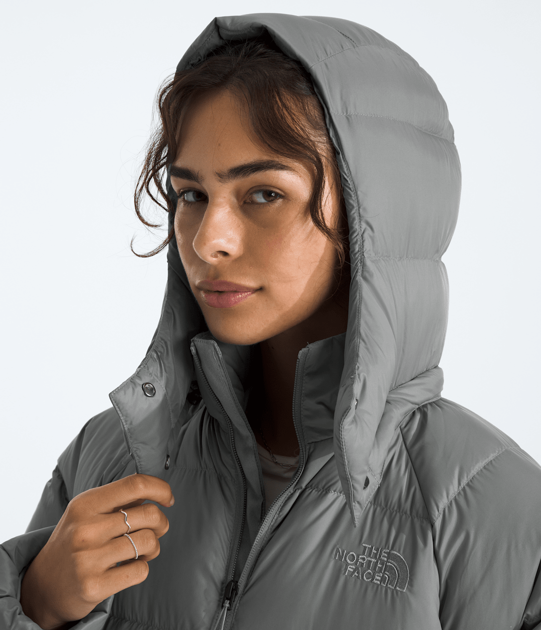 Women’s Hydrenalite™ City Long Down Hooded Parka Smoked Pearl