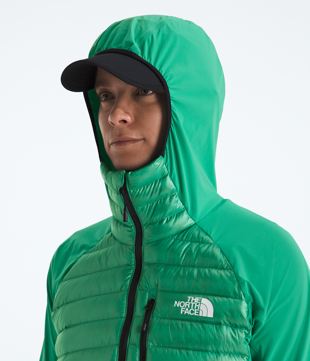 Women’s Summit Series Breithorn LT Hybrid Hoodie Nebula Green