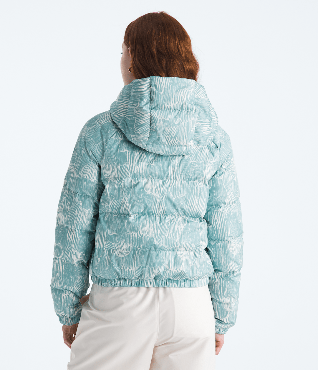 Women’s Hydrenalite™ Down Hoodie—Print Blue Eclipse Regenerative Ink Print