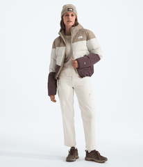 Women’s Frost Fall Hooded Jacket Mushroom Grey/White Dune