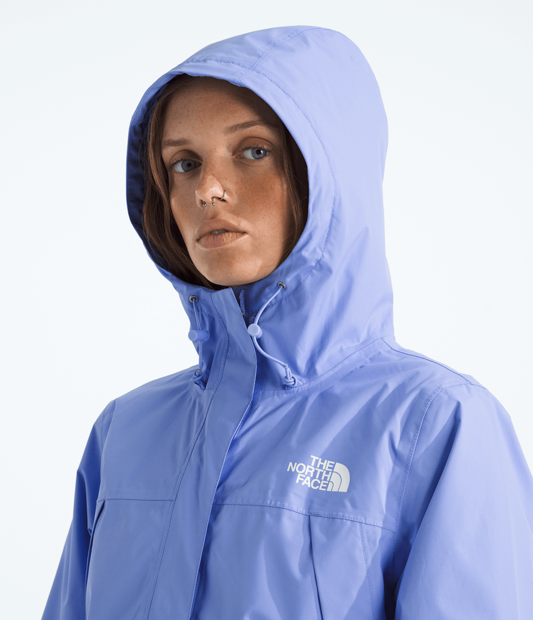 Women’s Antora Rain Parka Periwinkle Glow