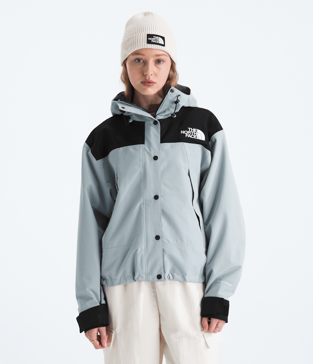 Women’s DRYVENT™ Mono Mountain Jacket Frost Grey / TNF Black