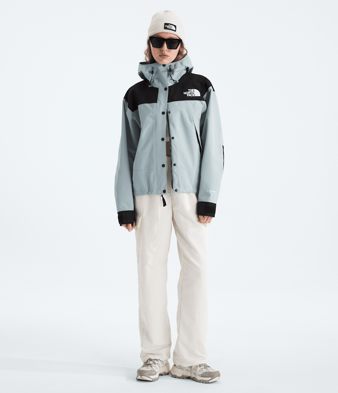 Women’s DRYVENT™ Mono Mountain Jacket Frost Grey / TNF Black