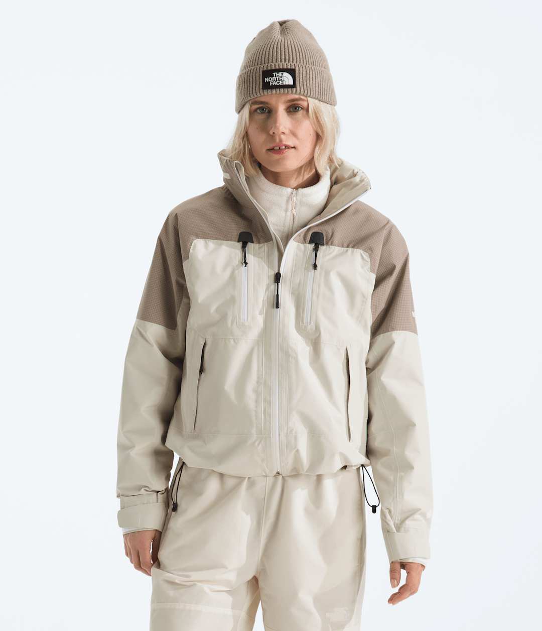 Women’s Hike Devils Thumb GORE-TEX® Jacket White Dune/Mushroom Grey