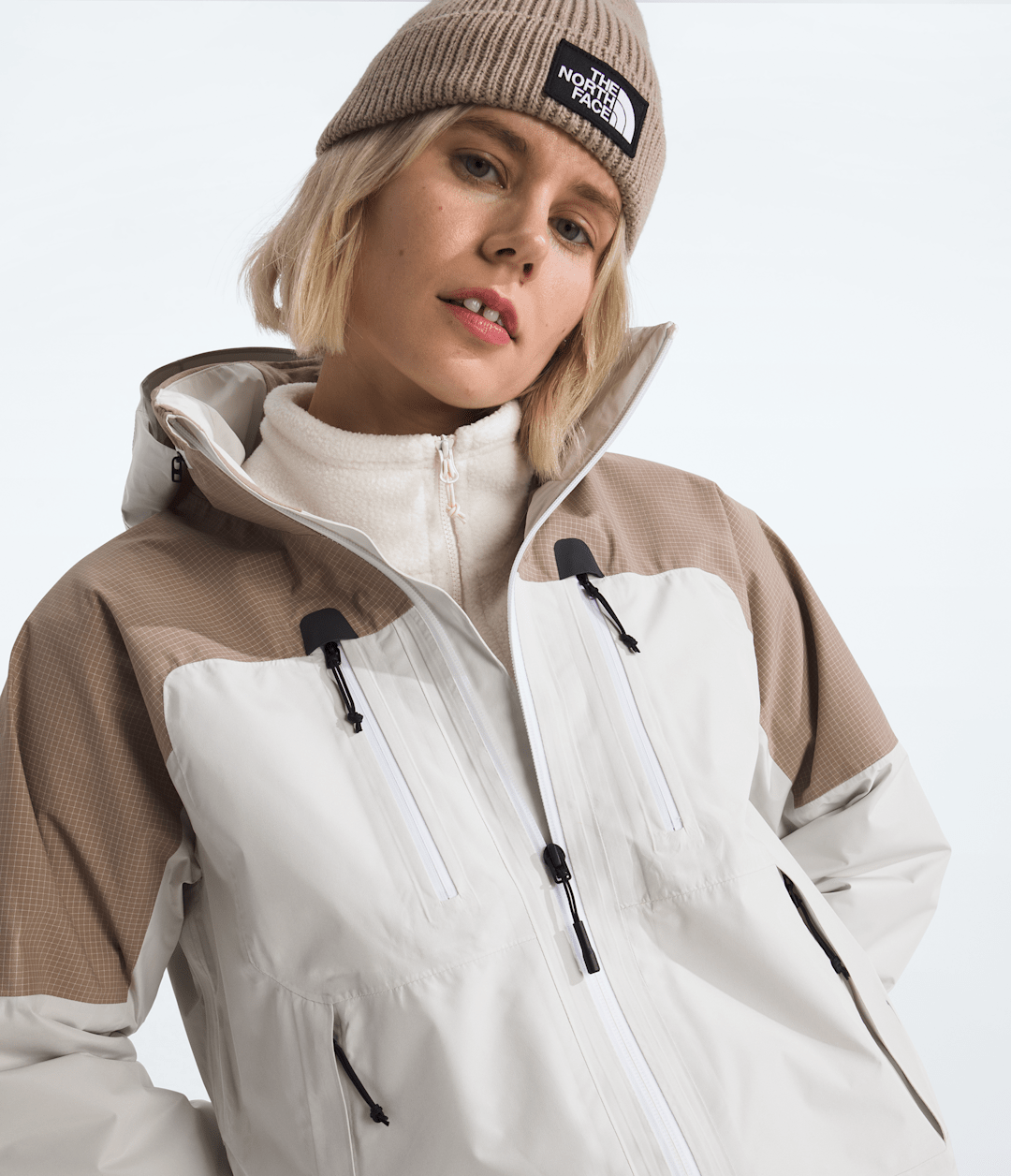 Women’s Hike Devils Thumb GORE-TEX® Jacket White Dune/Mushroom Grey