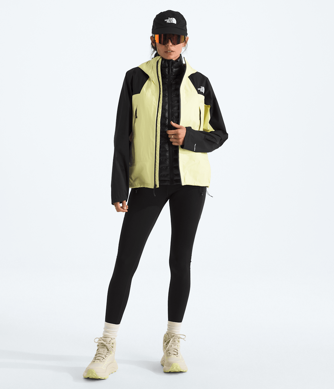 Women’s Ridgelite Waterproof Jacket LEMON MIST-TNF BLACK
