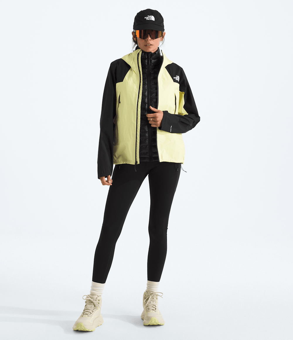 Women’s Ridgelite Waterproof Jacket LEMON MIST-TNF BLACK