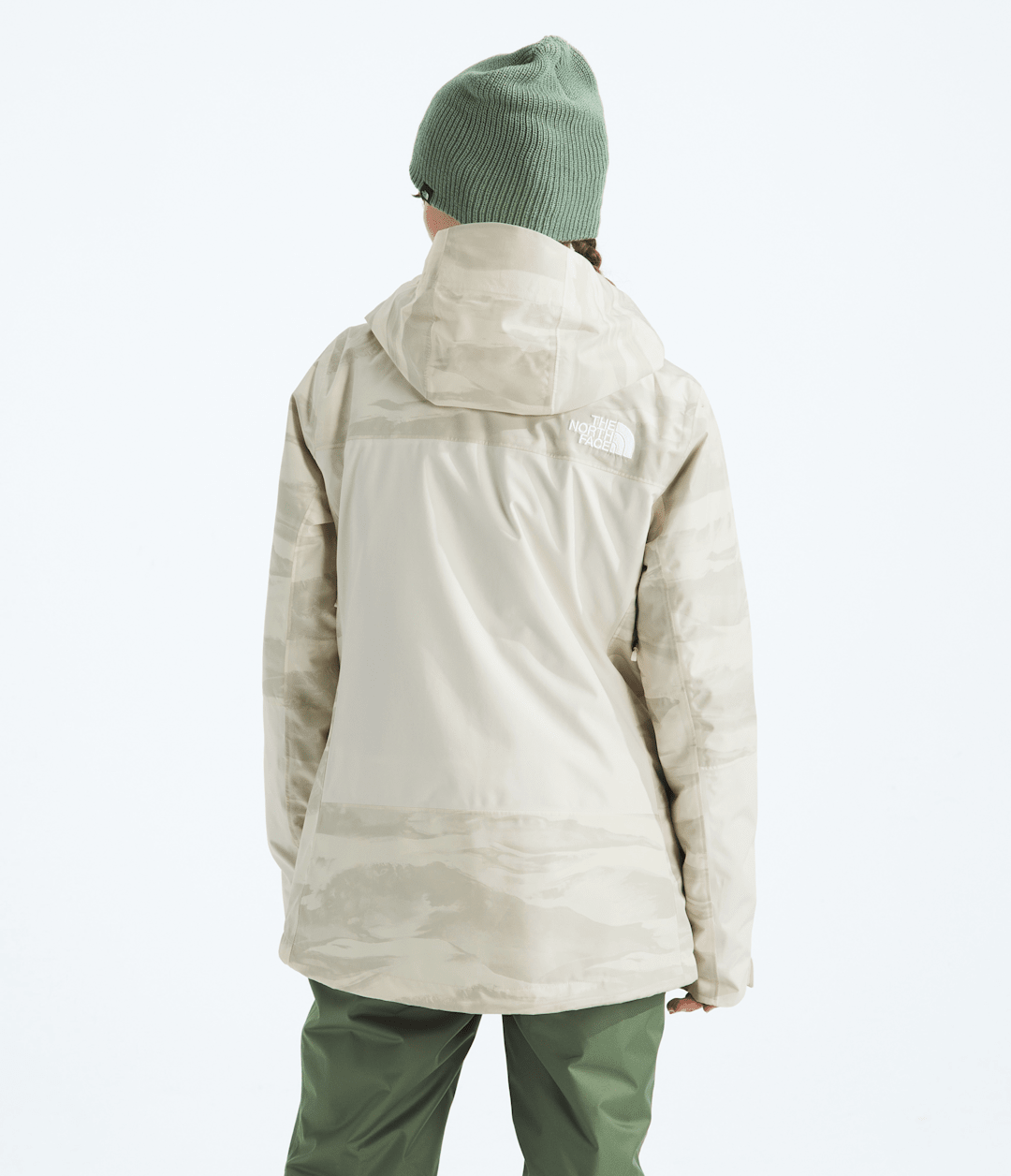 Women’s THERMOBALL™ Snow Triclimate® Jacket—Print White Dune Edge Of Light Print/White Dune/Utility Brown
