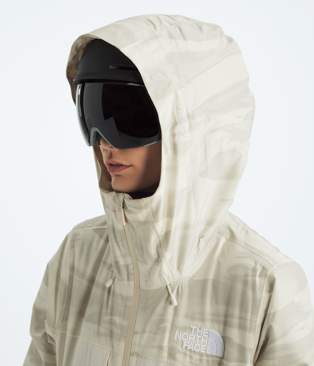 Women’s THERMOBALL™ Snow Triclimate® Jacket—Print White Dune Edge Of Light Print/White Dune/Utility Brown