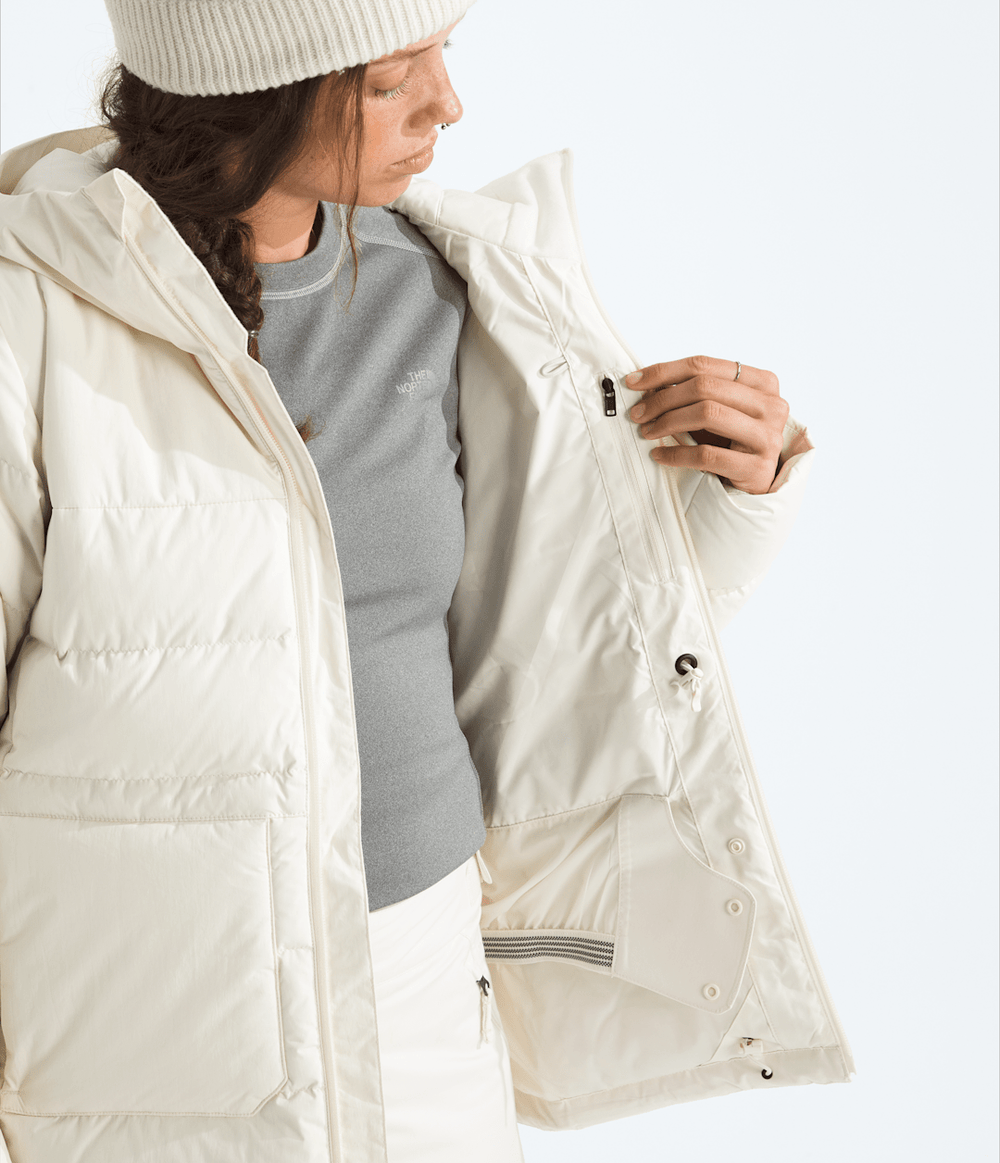 Women’s First Turn Down Jacket White Dune/Recycled Down