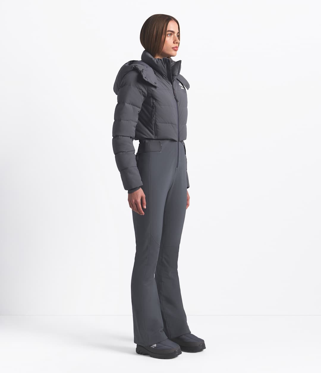 The North Face X SKIMS Women's Off The Clock One Piece Sk Gunmetal