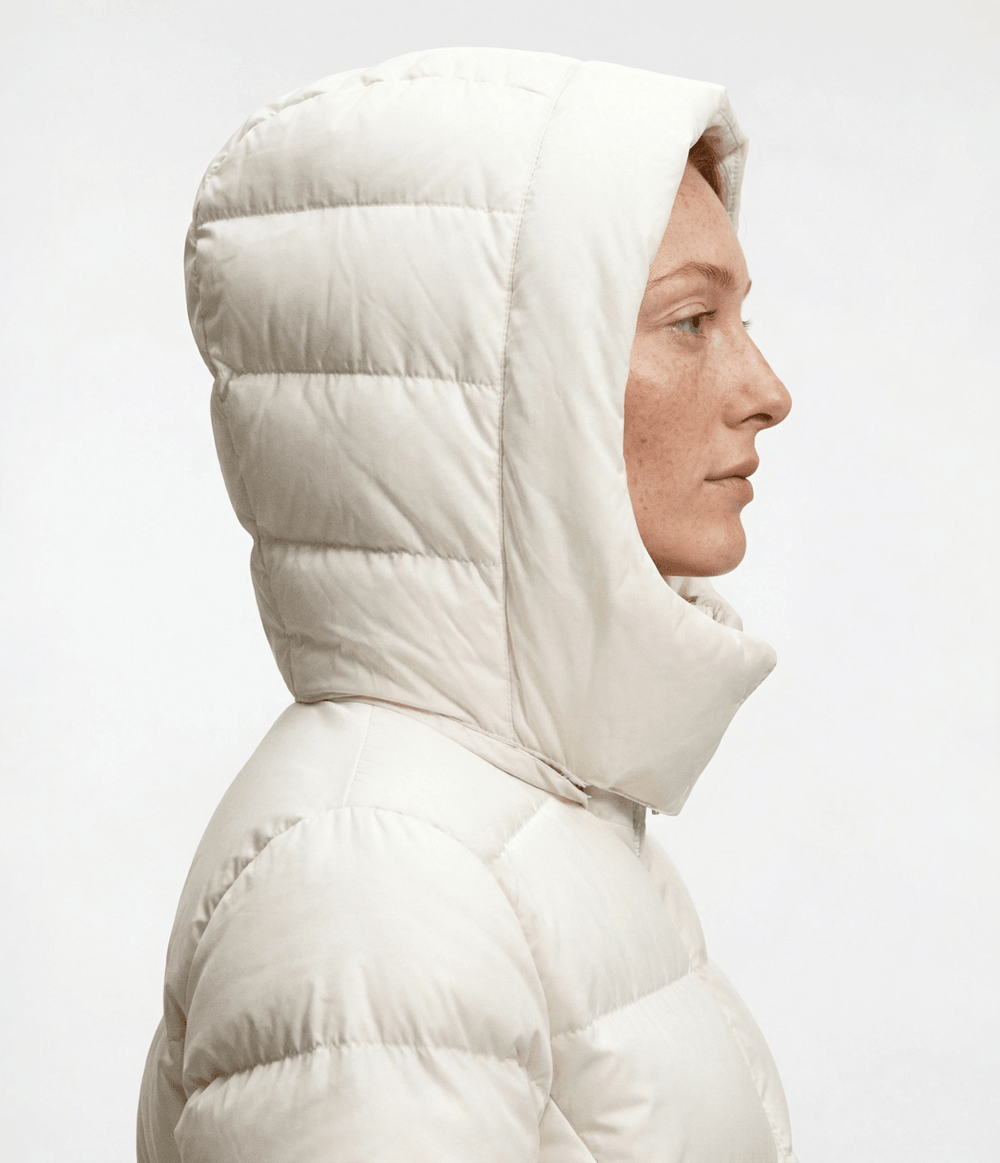 Women’s Metropolis Parka Gardenia White