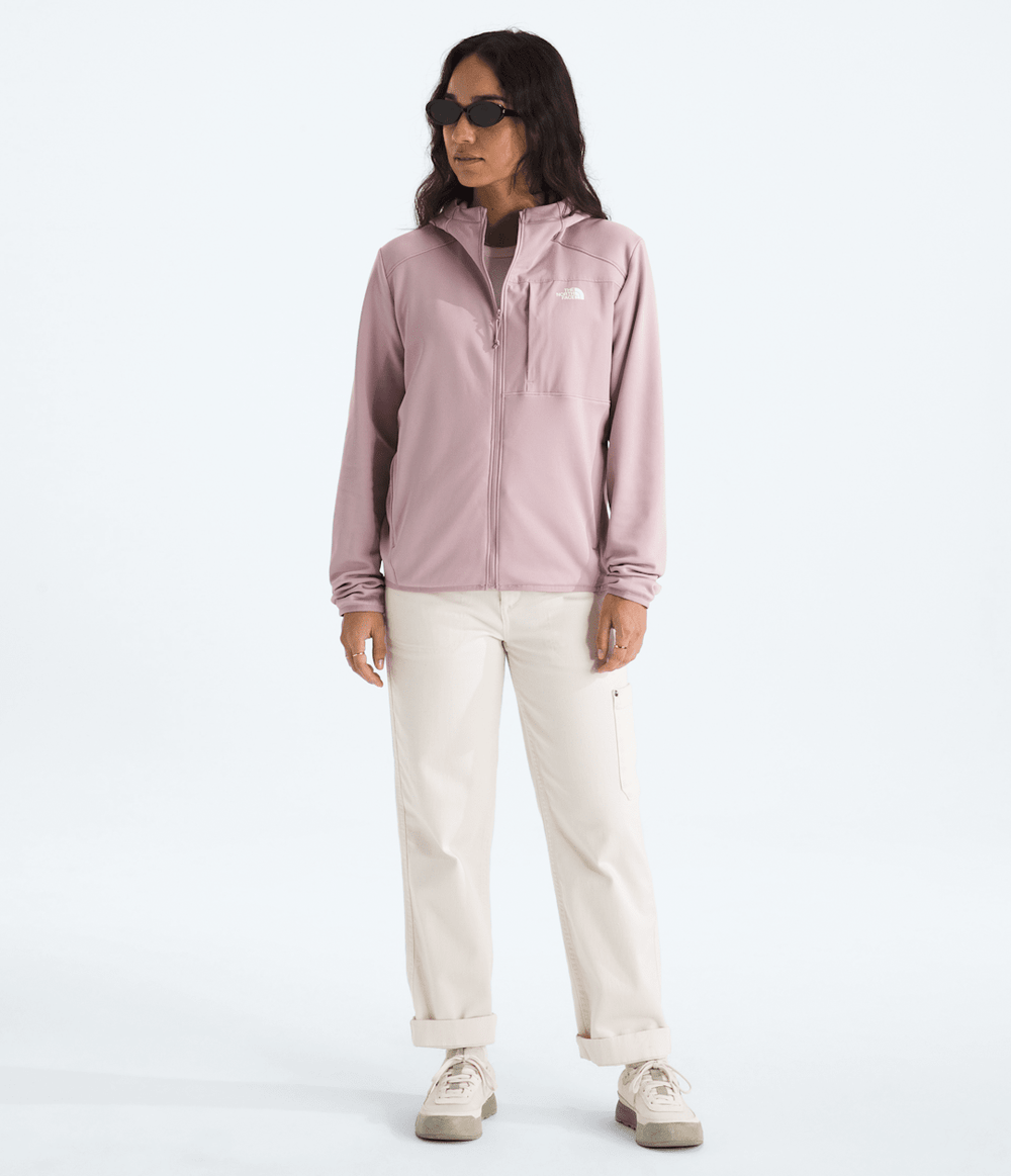 Women’s TNF™ Performance Fleece Full-Zip Hoodie Metal Pink
