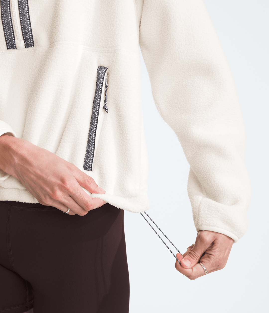 Women’s TNF™ Fleeski ¼-Zip Pullover White Dune