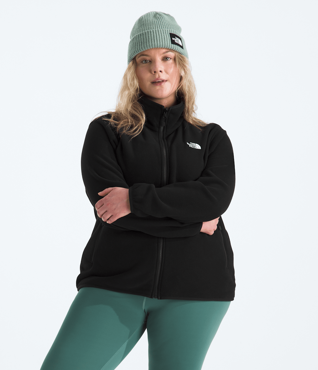 Women’s Plus Glacier Fleece Jacket TNF Black