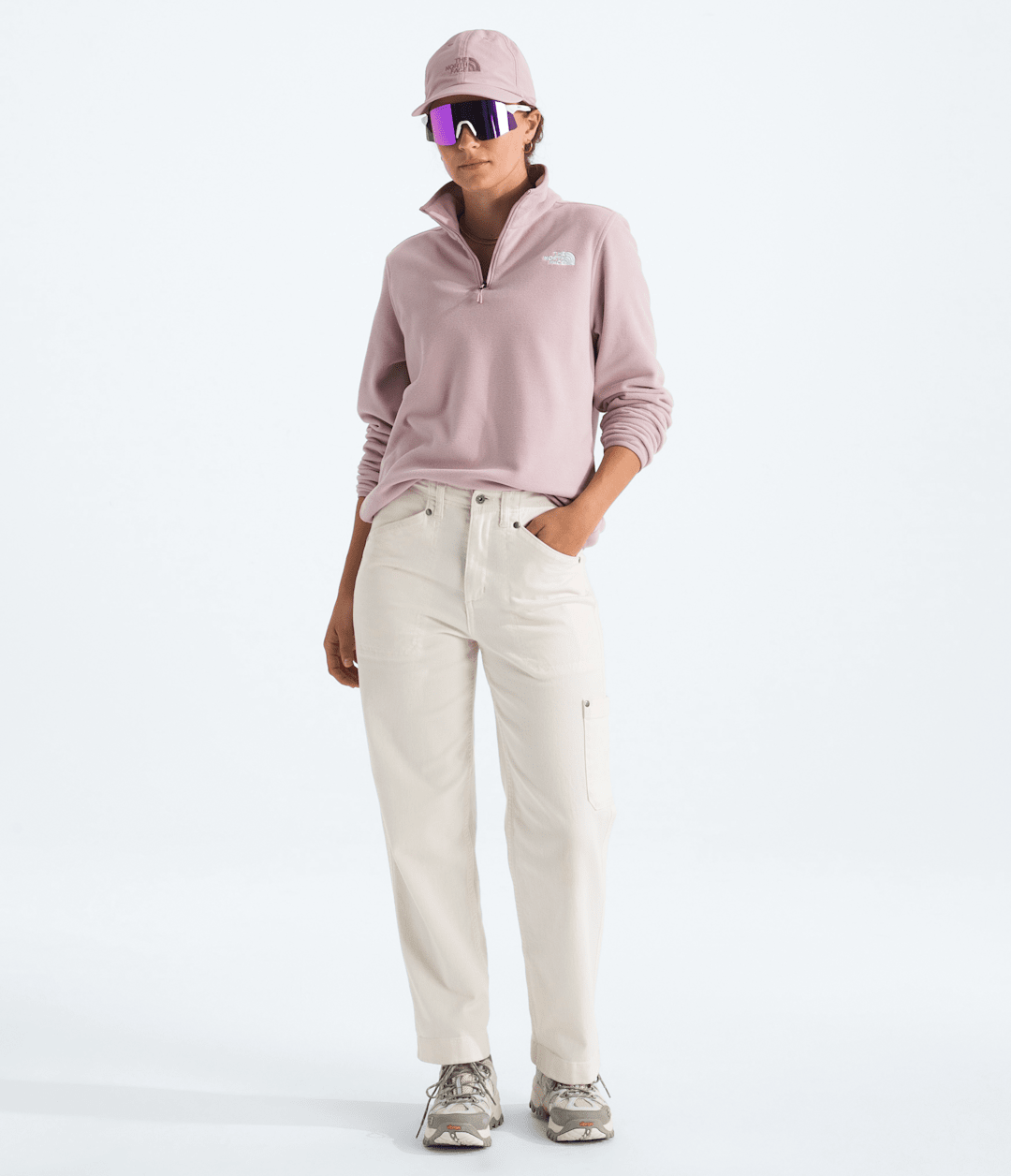 Women’s Glacier Fleece ¼-Zip Jacket Metal Pink