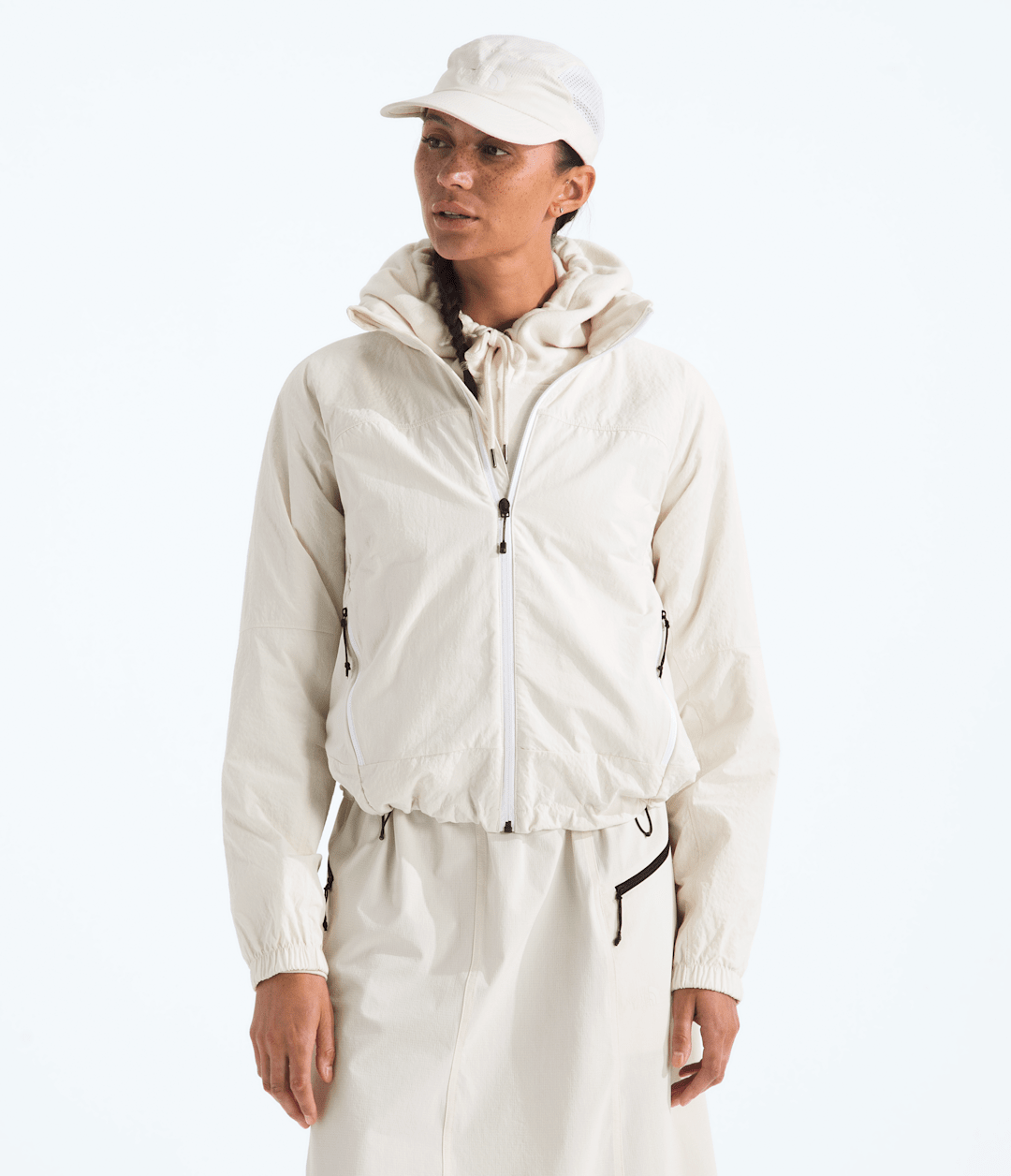Women’s Hike Utility Wind Jacket White Dune
