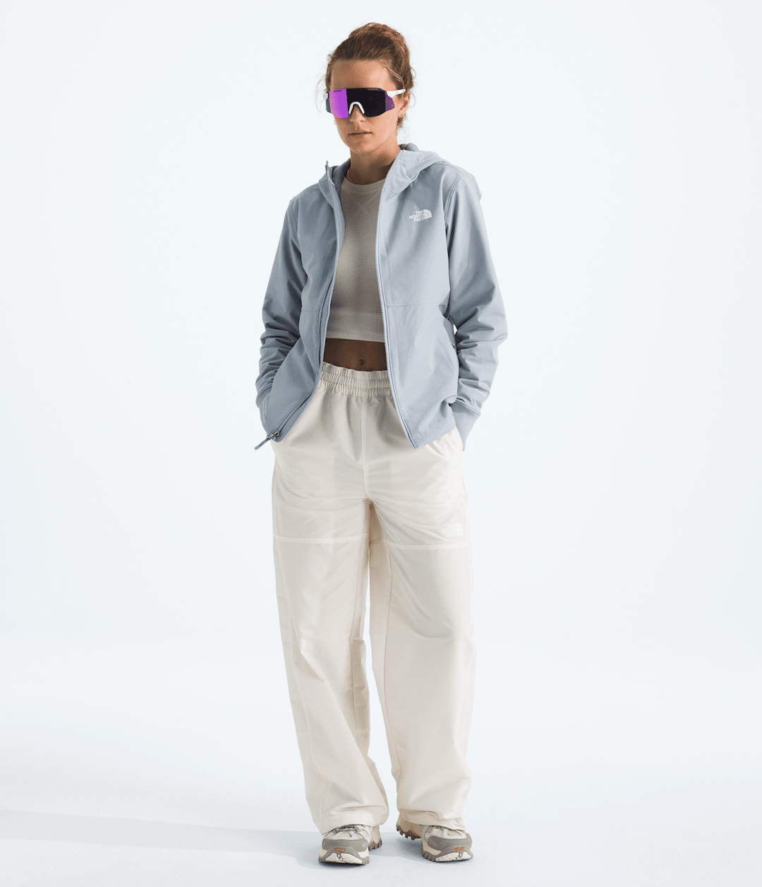 Women’s Shelbe Raschel Hoodie Frost Grey