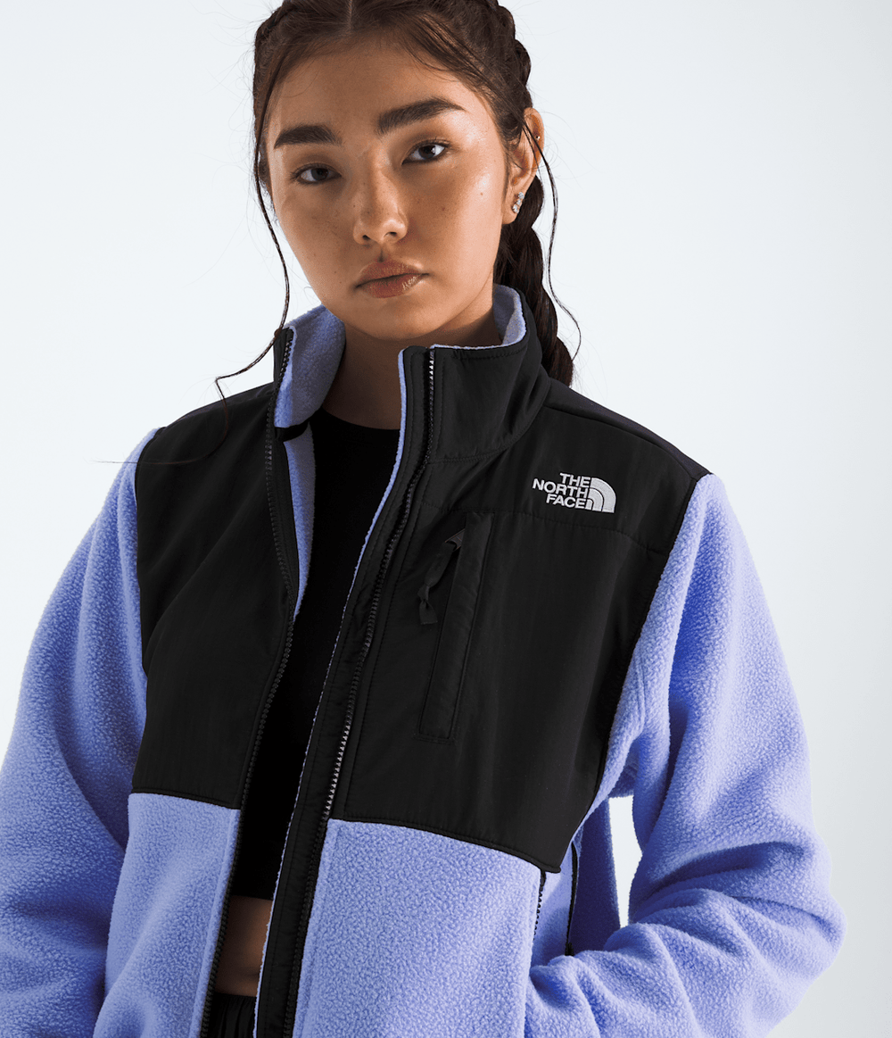 Women’s Retro Denali Jacket Periwinkle Glow-Tnf Black