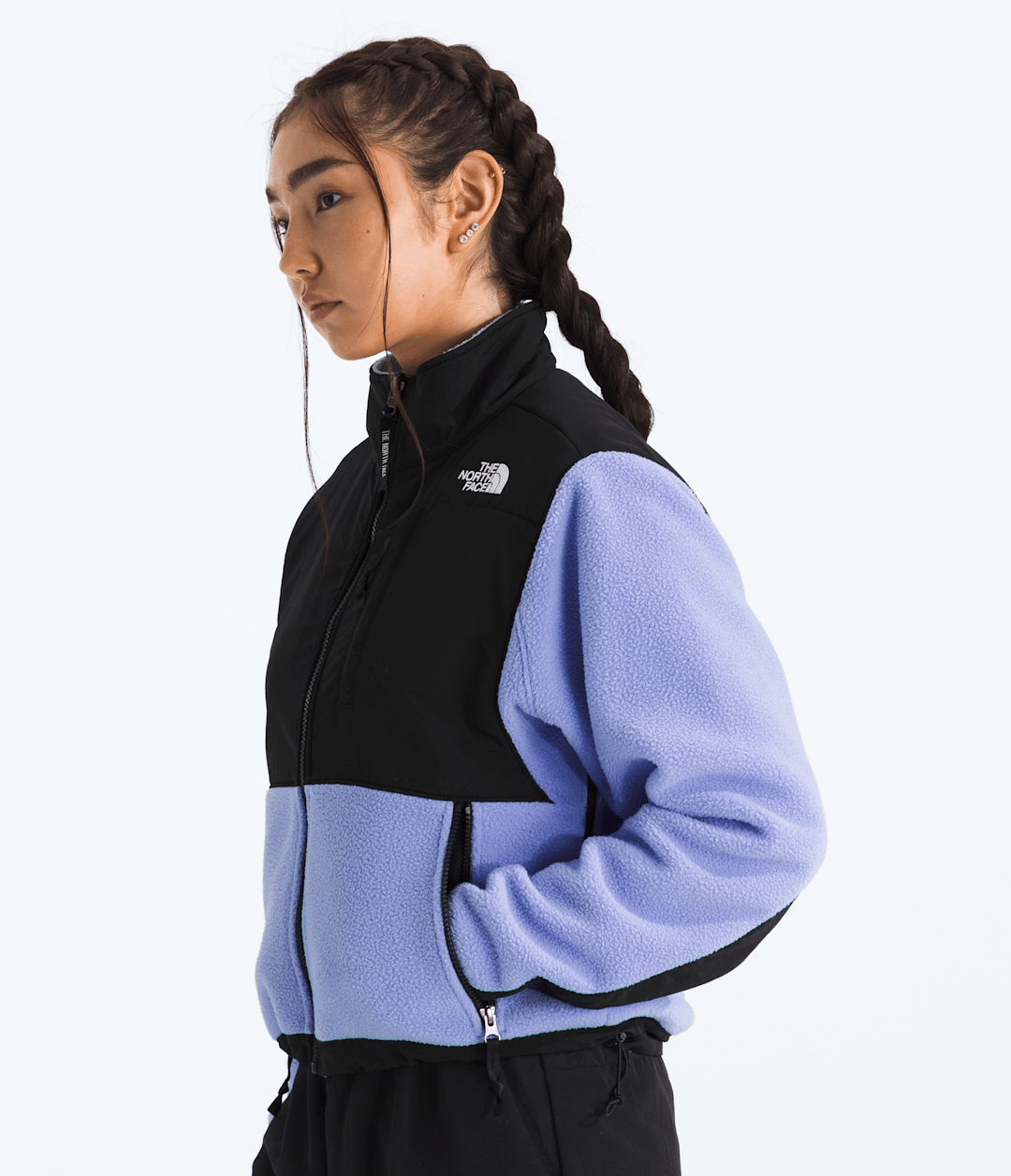 Women’s Retro Denali Jacket Periwinkle Glow-Tnf Black