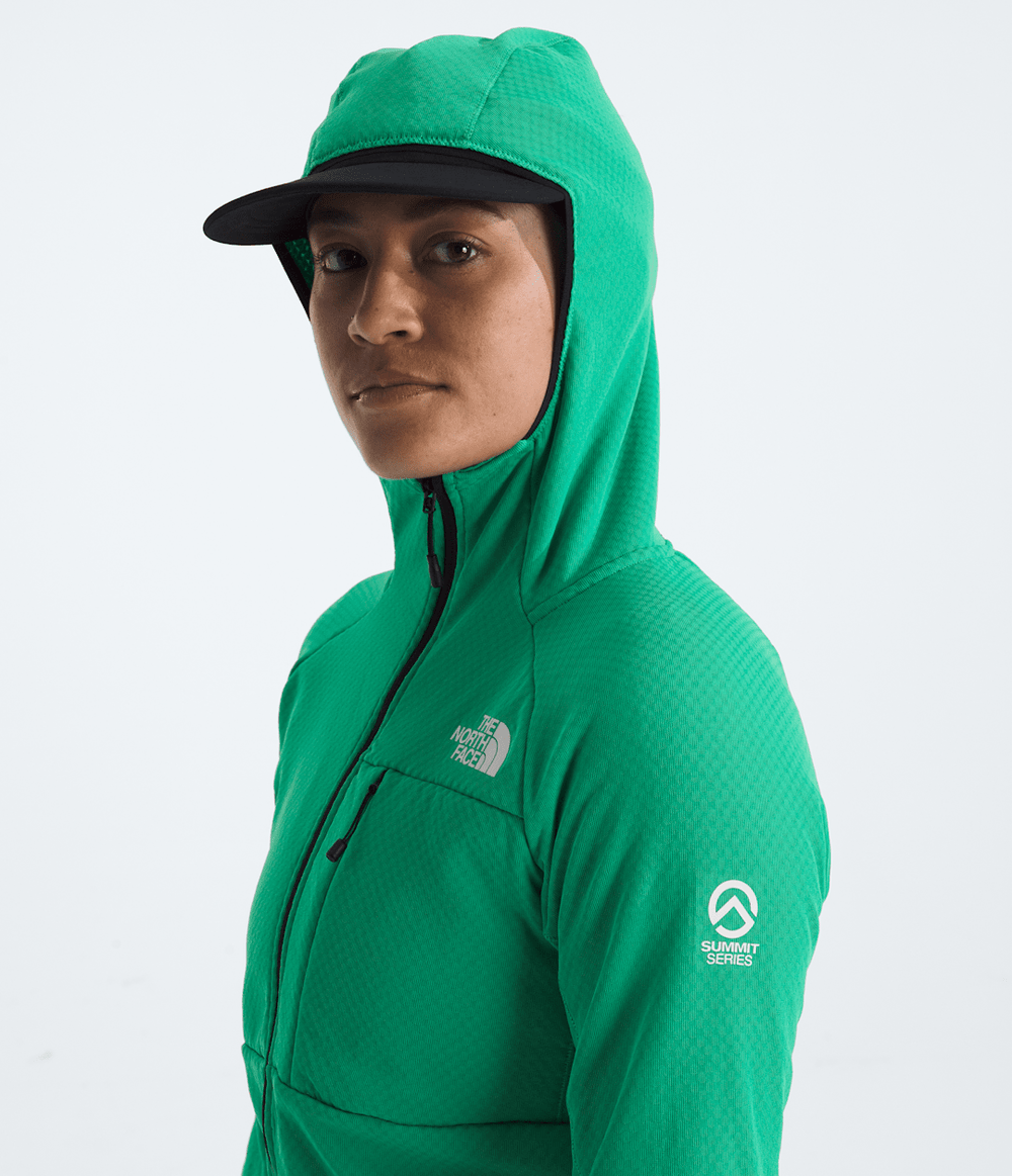 Women’s Summit Series FUTUREFLEECE™ Full-Zip Hoodie Nebula Green