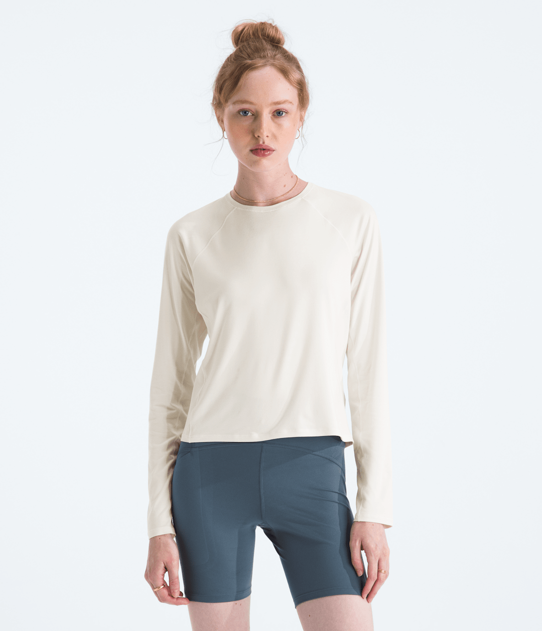 Women’s Jaida Long-Sleeve White Dune Light Heather