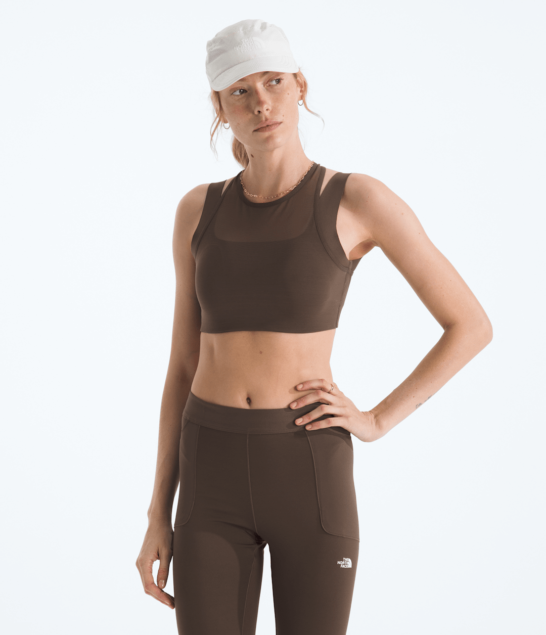 Women’s Refina Double-Layer Bra Smokey Brown