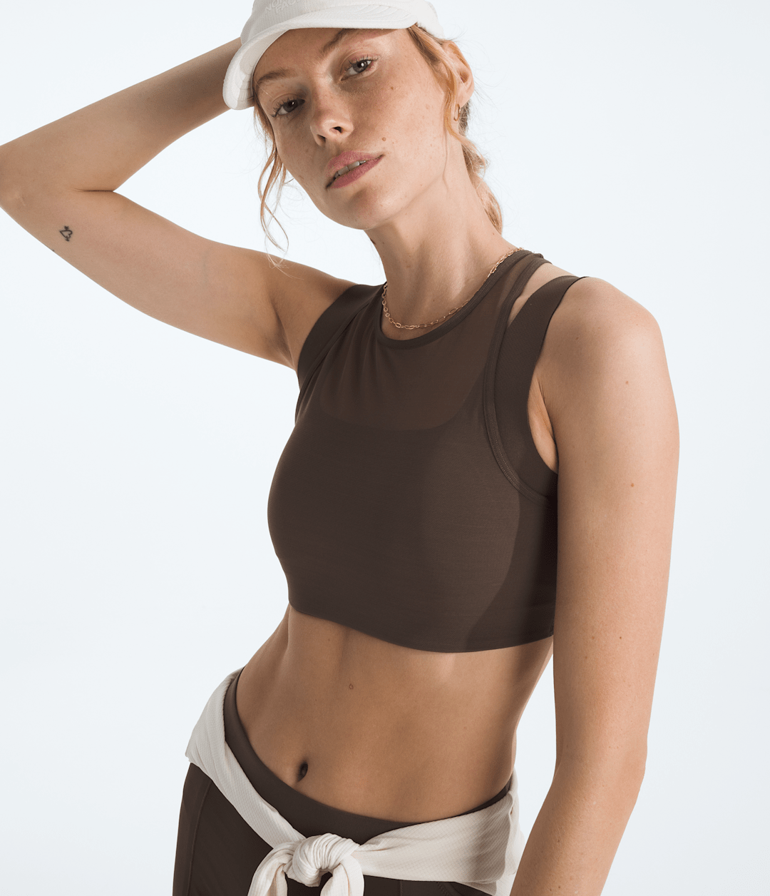 Women’s Refina Double-Layer Bra Smokey Brown