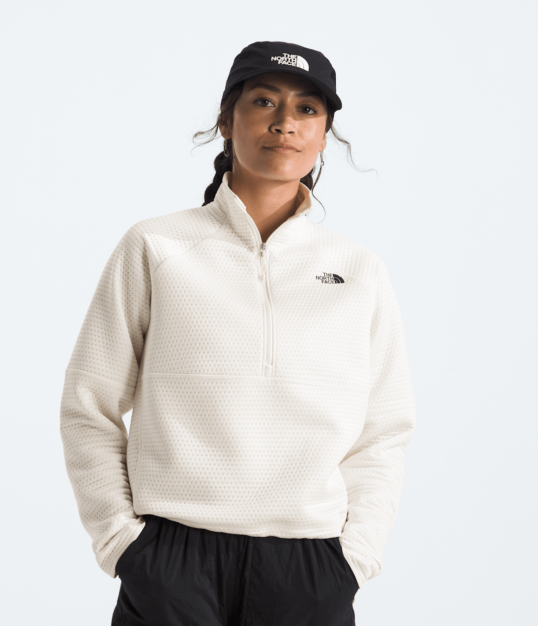 Women’s DOTKNIT™ Thermal ¼-Zip White Dune