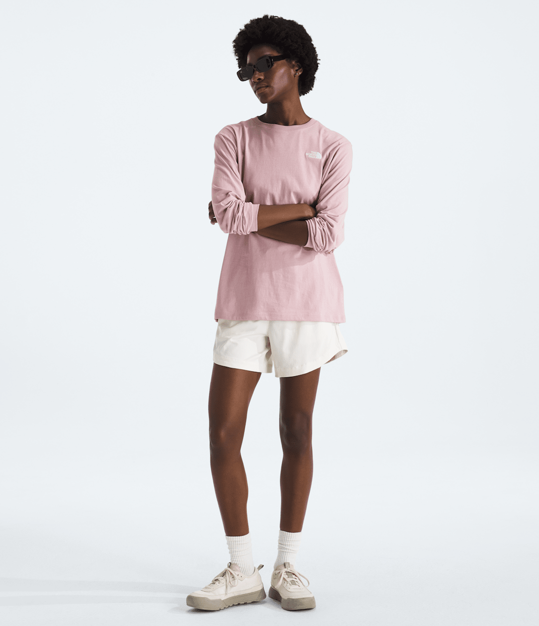 Women’s Evolution Simple Dome Long-Sleeve Tee Metal Pink